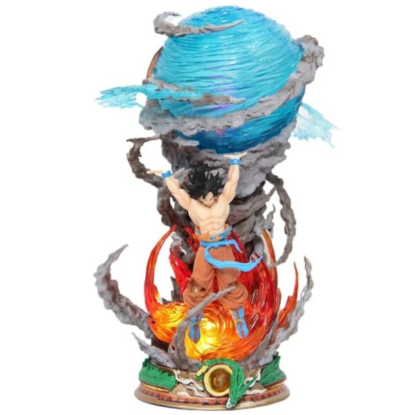Action Figure Goku Boneco Estatueta Colecionavel Com Led o Saiyagin Batalha contra Freeza